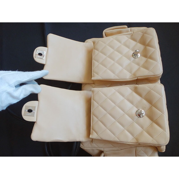 Chanel Cambon Line Multi-Pocket Leather Beige - Picture 7 of 8